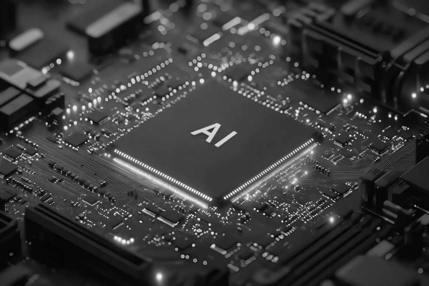 Financiële AI-analyse dashboard met voorspellende grafieken